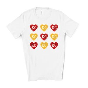 Kansas City Retro Heart Style , Kc Football , KC TShirt